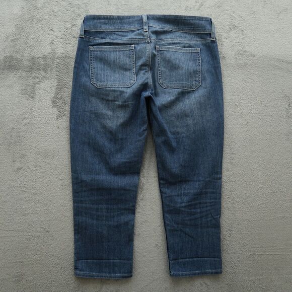 Old Navy Jeans Women's 6 Blue Low-Rise The Diva Capri Denim Pants 22" Inseam - Picture 8 of 14